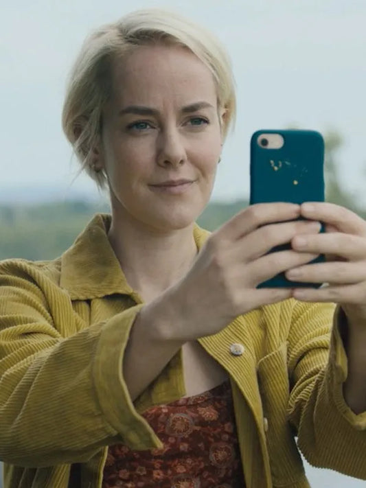 Adopting Audrey 2022 Jena Malone Blue Hoodie