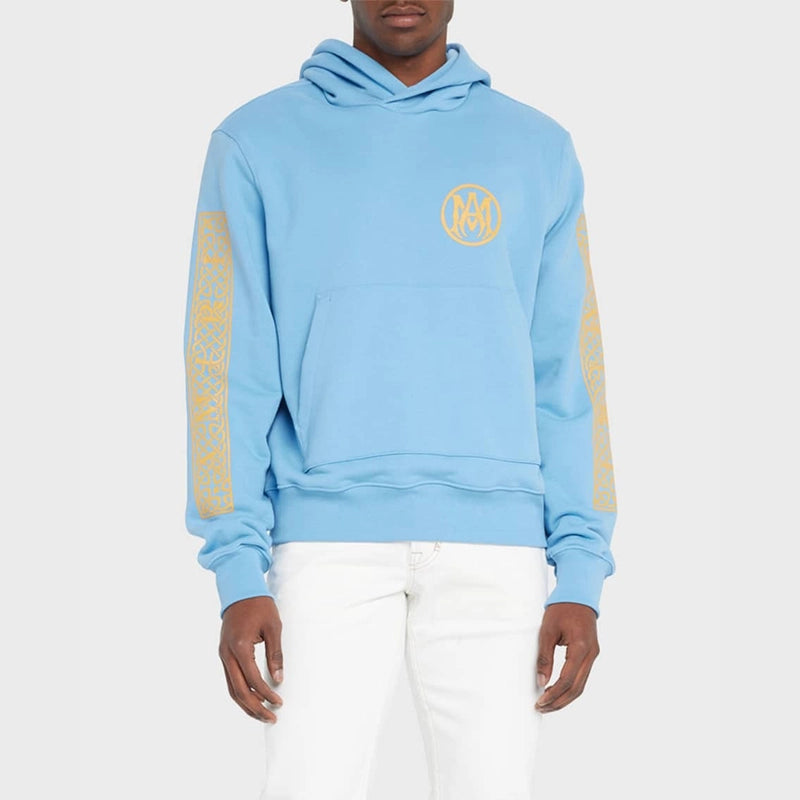 Brayden Weston Amiri Blue Pullover Hoodie – Power Book II Ghost S04 (Recreated)