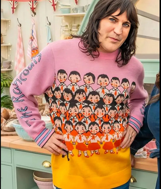 Great British Bake Off S015 Noel Fielding School Choir Print Sweater