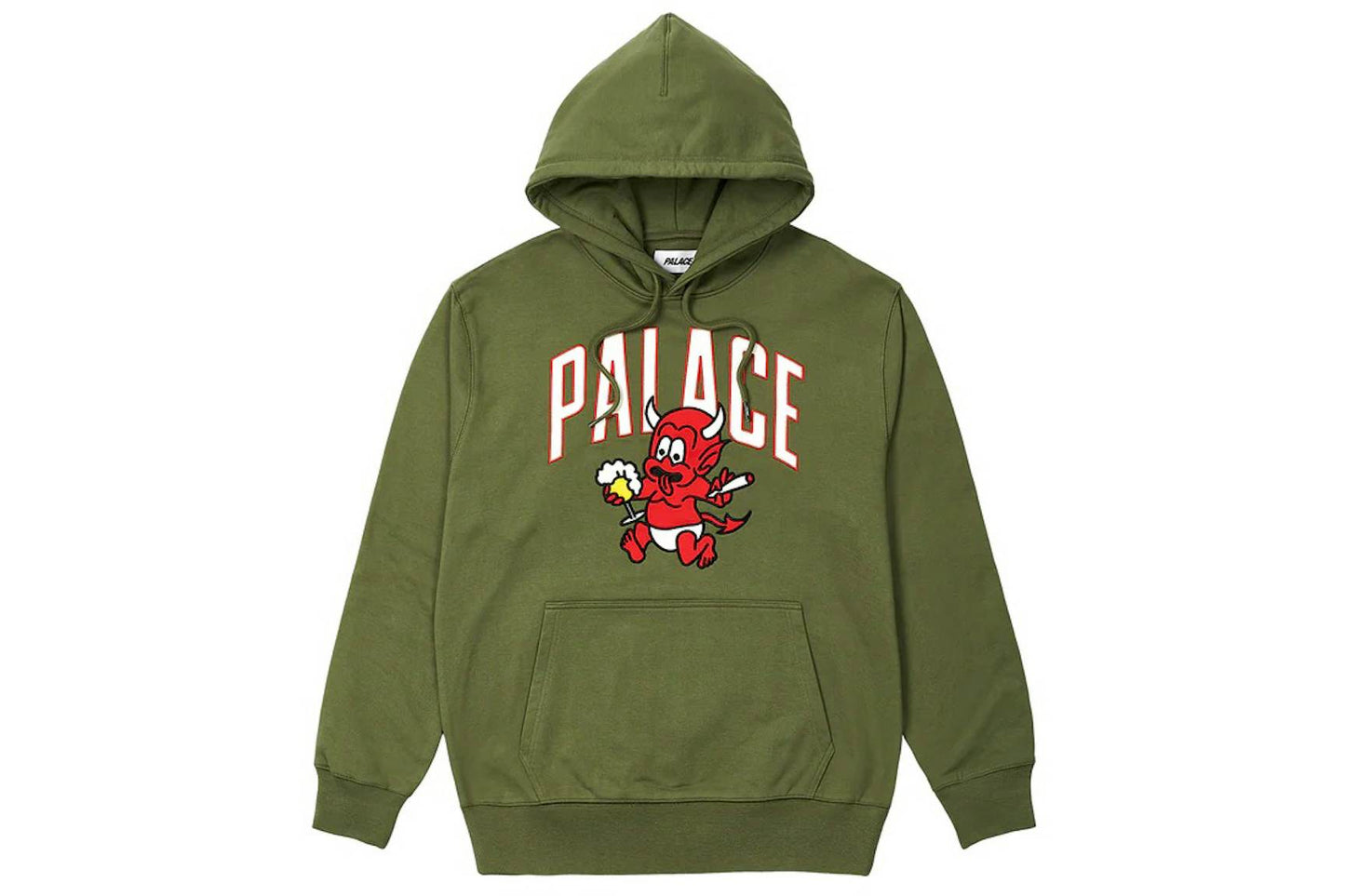 Palace Temptation Deep Green Hoodie – Recreated Streetwear Essential
