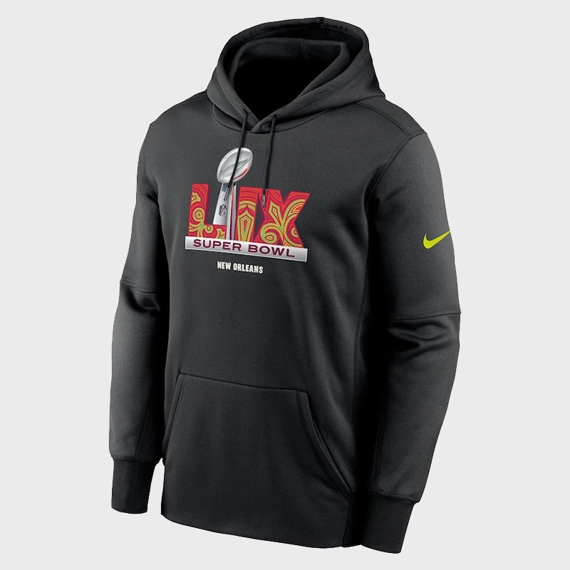 Super Bowl LIX Nike Black Club Fleece Pullover Hoodie