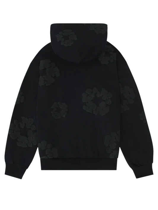 Denim Tear Mono Cotton Wreath Hoodie