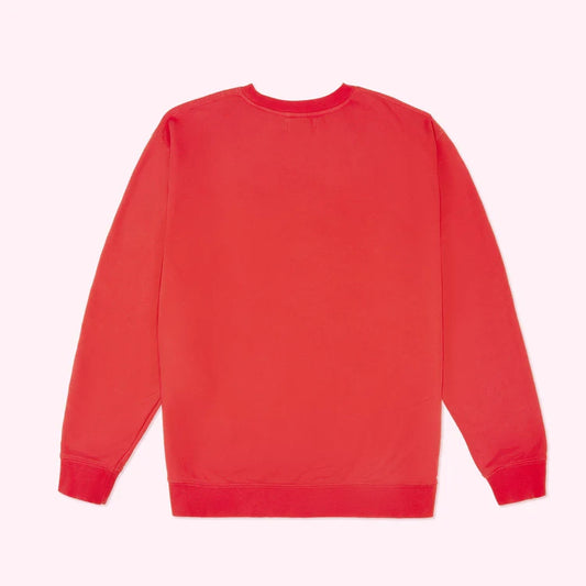 Stoney Clover Lane Mickey & Minnie Holiday Pink Sweatshirt