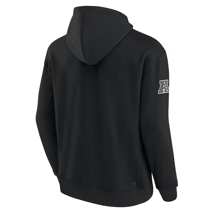 Pittsburgh Steelers Black Sideline Hoodie (Recreated)