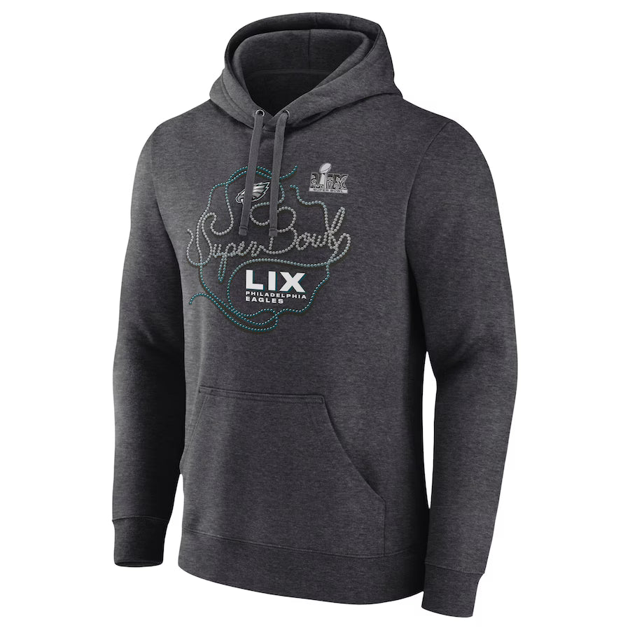 Recreation – Super Bowl LIX Philadelphia Eagles Zip Up Hoodie (Black)