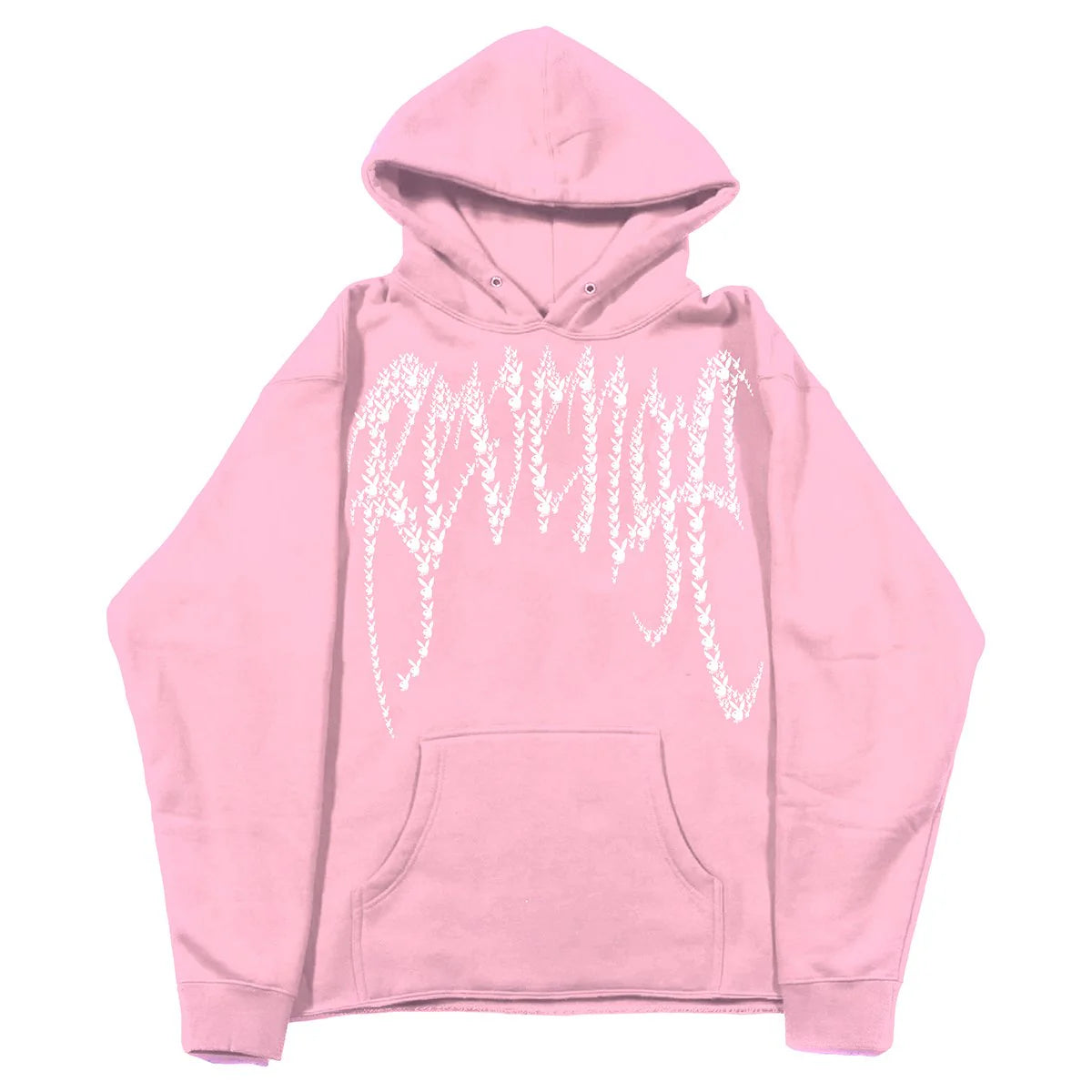 Pink Playboy Hoodie – Bold, Cozy, and Iconic Streetwear