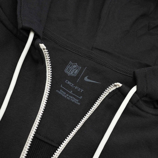 San Francisco 49ers Grey Sideline Full-Zip Hoodie