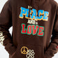 Peace And Love Hoodie