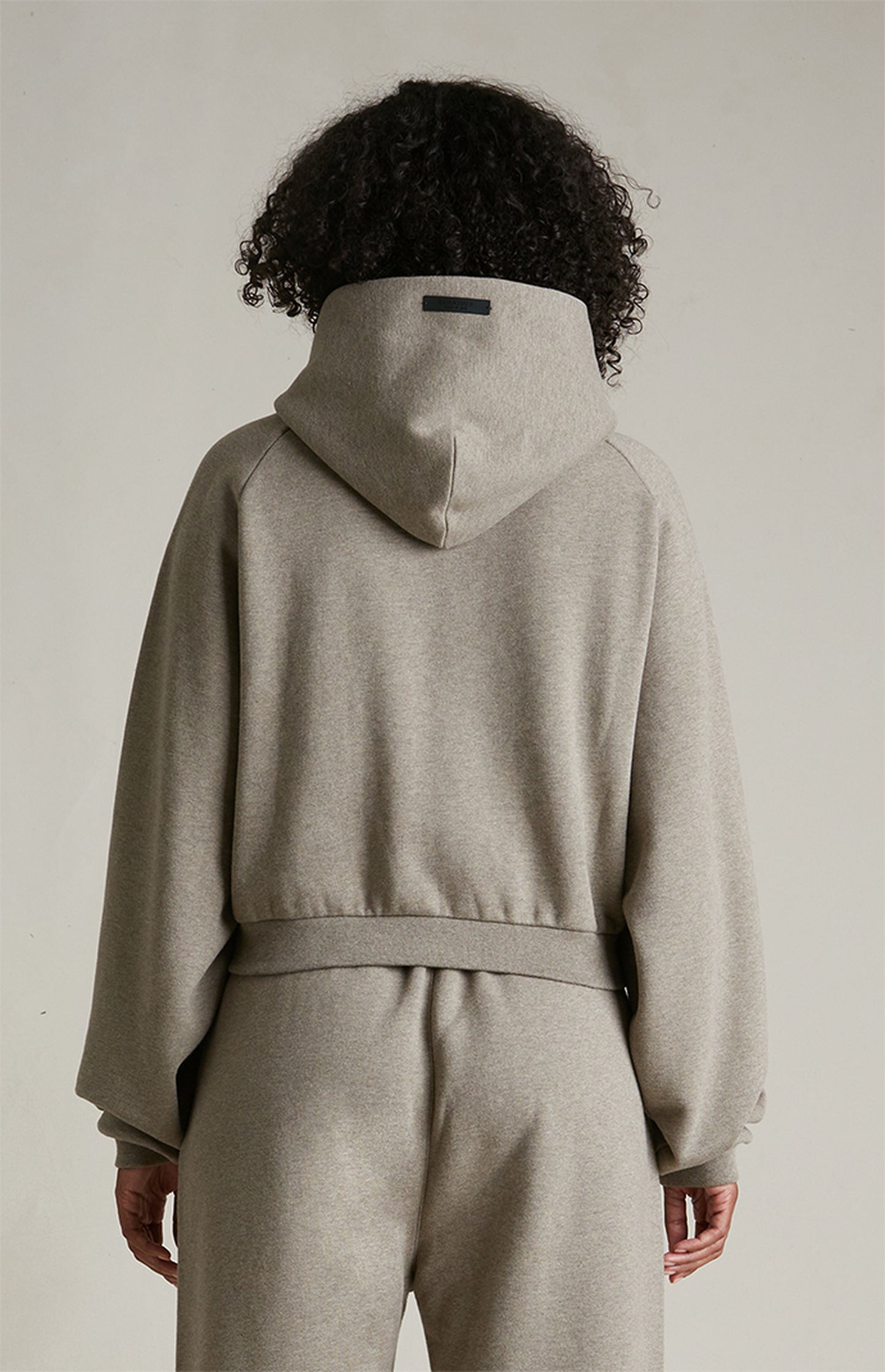 Cropped Essentials Hoodie