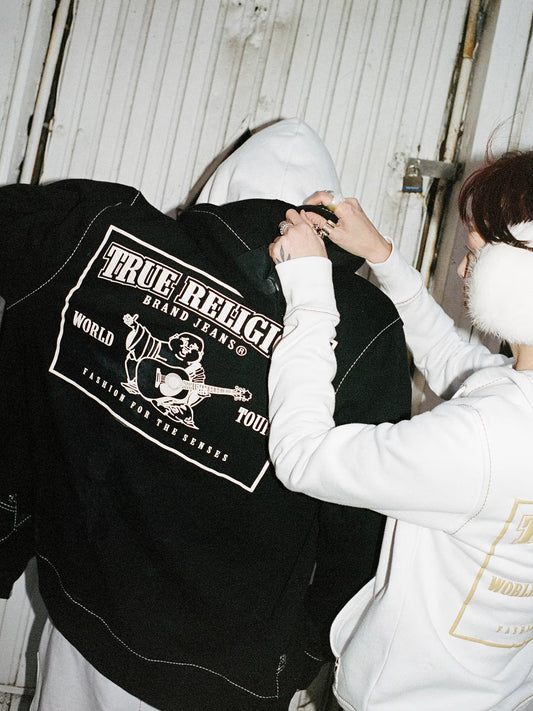 True Religion Big-T Full-Zip Hoodie – Recreated Edition