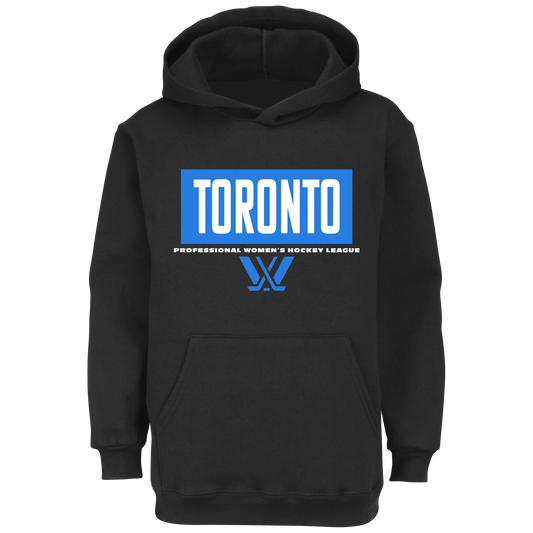 Toronto PWHL Black Pullover Hoodie