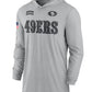 2024 San Francisco 49ers Salute to Service Long Sleeve Hooded T-Shirt