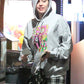 Patrick Schwarzenegger “I Love LA” Hoodie – Grey Pullover Fleece
