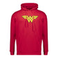 Demo Wonder Woman Logo Yellow Zip-Up Hoodie