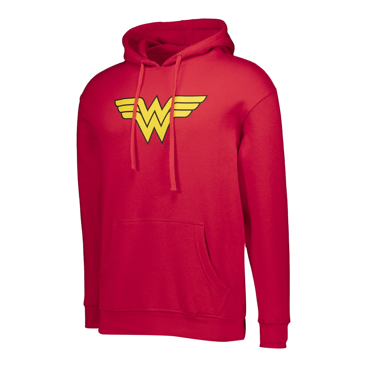 Demo Wonder Woman Logo Yellow Zip-Up Hoodie