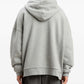Palm Angels College Logo Oversized Hoodie – Grey