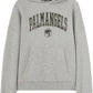 Palm Angels College Logo Oversized Hoodie – Grey