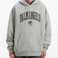 Palm Angels College Logo Oversized Hoodie – Grey