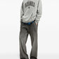 Palm Angels College Logo Oversized Hoodie – Grey