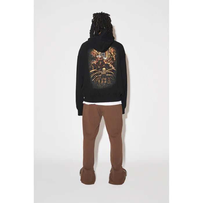 Showroom Last Supper Hoodie – Black Zip-Up Streetwear Statement