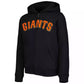SF Giants Zip-Up Hoodie – Black and Orange Fleece