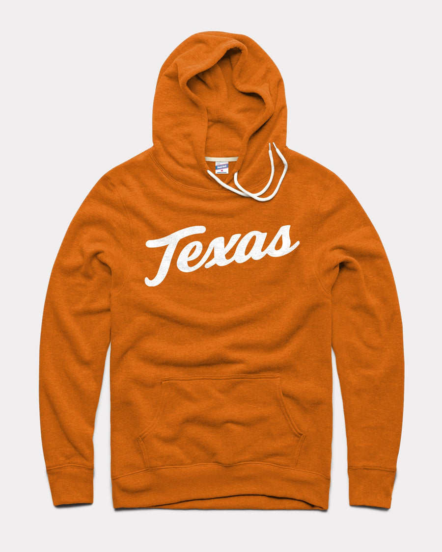 Texas Longhorns White Logo Pullover Hoodie