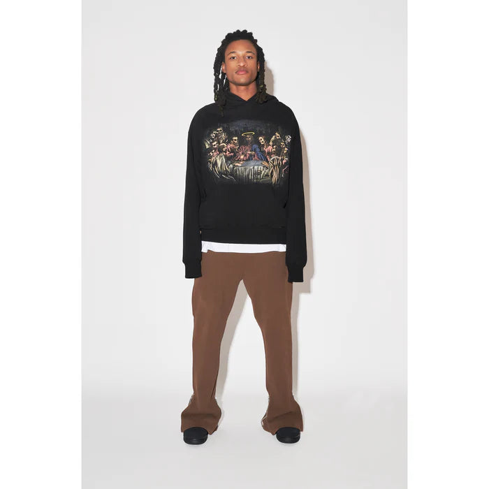 Showroom Last Supper Hoodie – Black Zip-Up Streetwear Statement