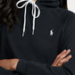 Black Polo Hoodie