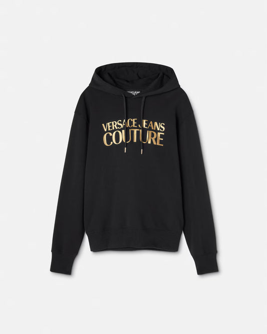 Versace Jeans Couture Black Zipper Hoodie – Recreated Edition