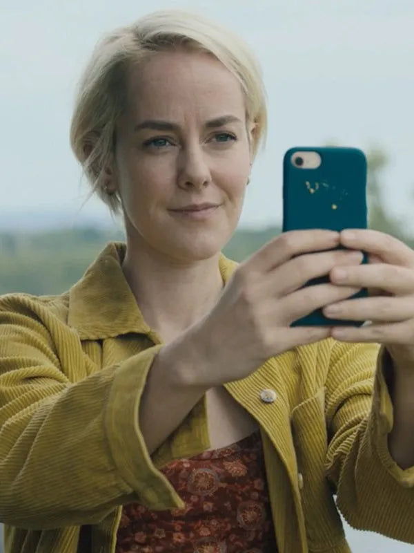 Adopting Audrey 2022 Jena Malone Blue Hoodie