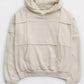 Aerie Sherpa Patchwork Hoodie