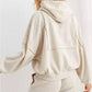 Aerie Sherpa Patchwork Hoodie