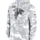 2024 Atlanta Falcons Arctic Camo Salute to Service Hoodie