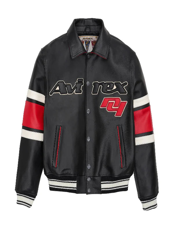 Avirex The Legend Jacket – Men’s Black Leather Jacket