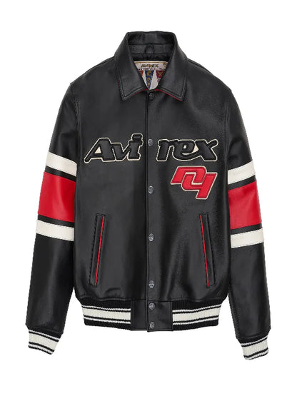 Avirex The Legend Jacket – Men’s Black Leather Jacket