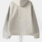 Bershka Zip-Up Slogan Hoodie