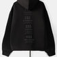 Bershka Zip-Up Slogan Hoodie