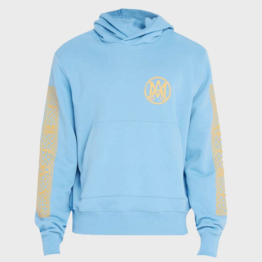 Brayden Weston Amiri Blue Pullover Hoodie – Power Book II Ghost S04 (Recreated)