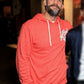 Bret Hart Hitman Orange Hoodie
