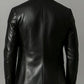 Charles Black Premium Leather Blazer - Black Leather Jacket