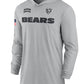 2024 Chicago Bears Salute to Service Long Sleeve Hooded T-Shirt
