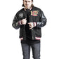 Hellfire Club Black Wool Varsity Jacket