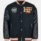 Hellfire Club Black Wool Varsity Jacket