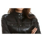 Isabella Leather Black Jacket - Women Leather Jacket Black
