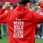 Jurgen Klopp I’ll Never Walk Alone Again Hoodie