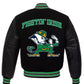Letterman Notre Dame Fighting Irish Black Varsity Jacket