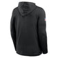 Detroit Lions Sideline Performance Long Sleeve Hoodie T-Shirt