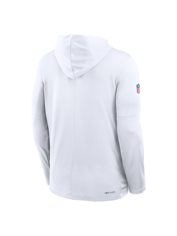 Kansas City Chiefs Sideline Performance Long Sleeve Hoodie T-Shirt