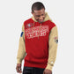 San Francisco 49ers Starter Scarlet Extreme Hoodie – Red &amp; Beige Pullover