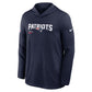 New England Patriots Sideline Performance Long Sleeve Hoodie T-Shirt